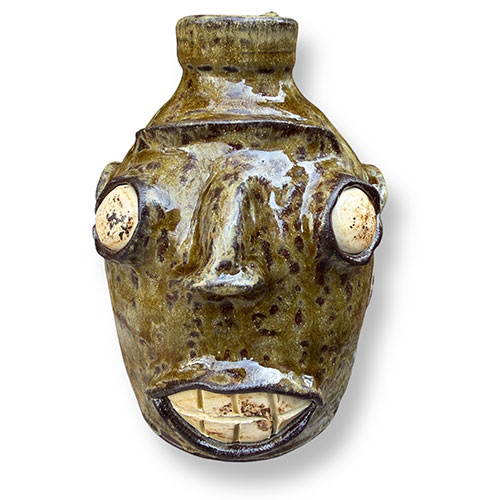 Greg Patton 6" Edgefield Homage Face Jug DP6048
